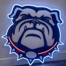Load image into Gallery viewer, Bulldog Neon Acrylic Sign