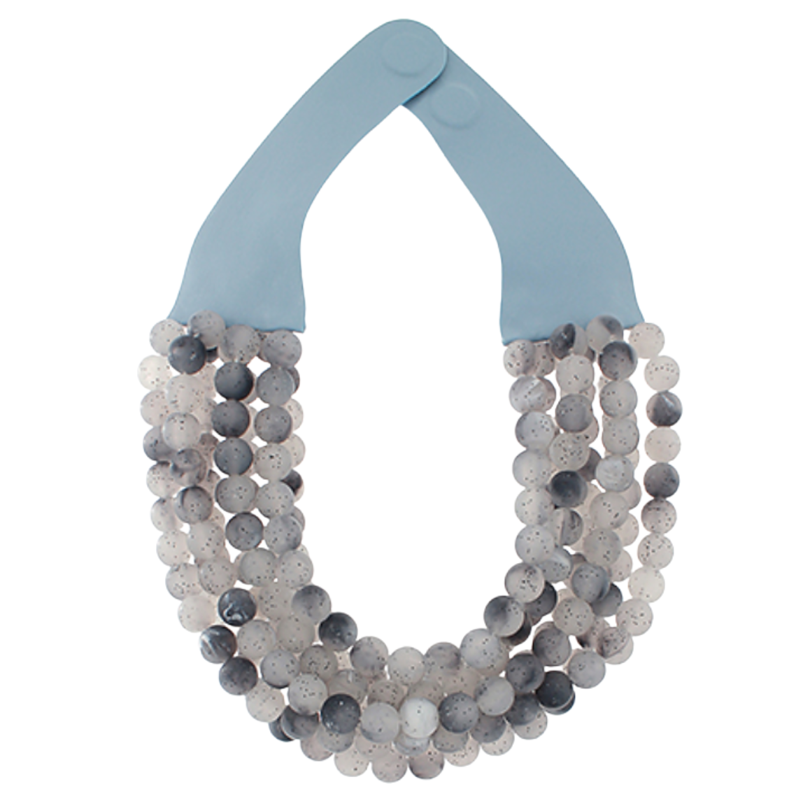Mountain Blue Beaded Necklace