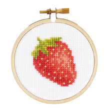 Load image into Gallery viewer, Strawberry Cross Stitch Kit