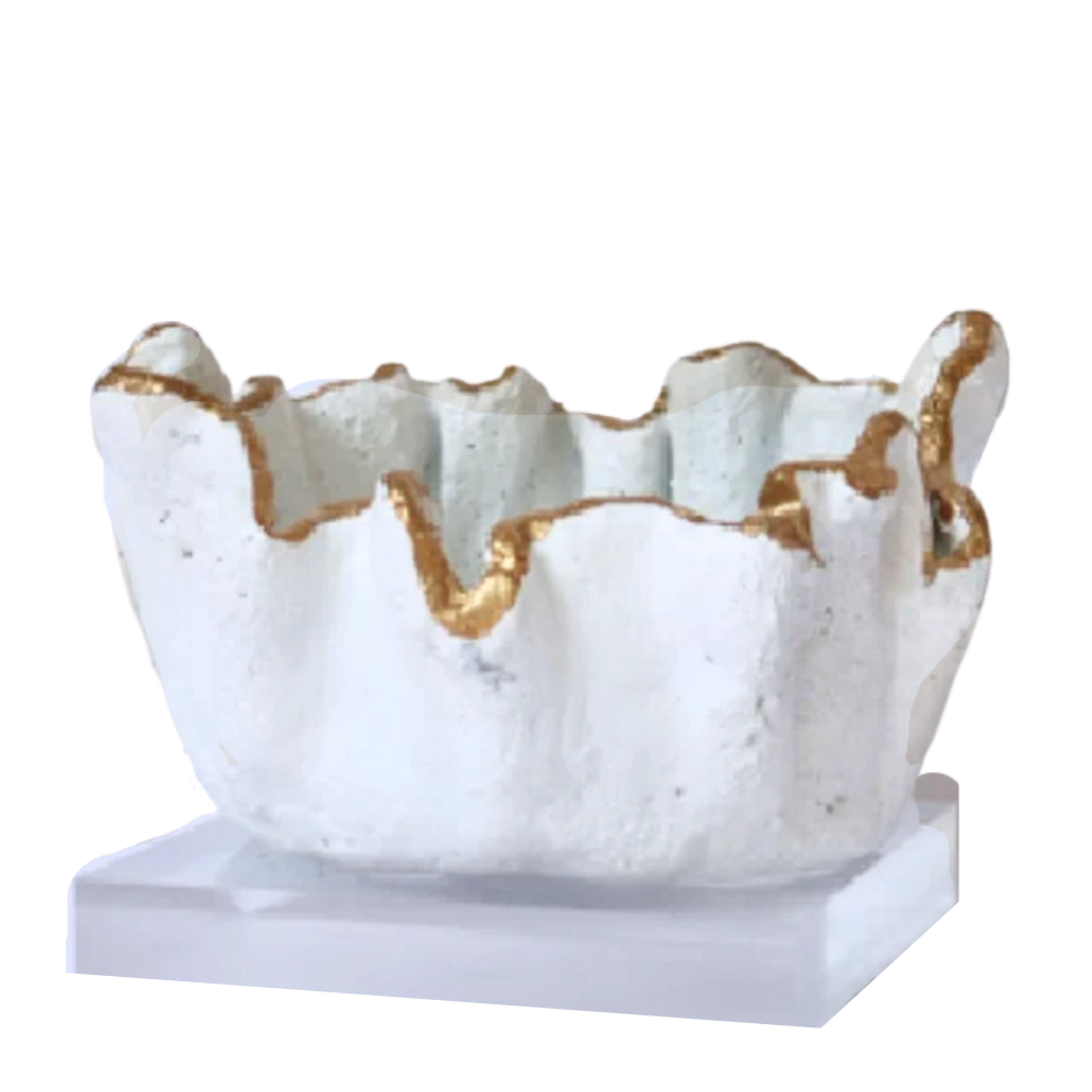 The Mim | Ruffle Cement Bowls