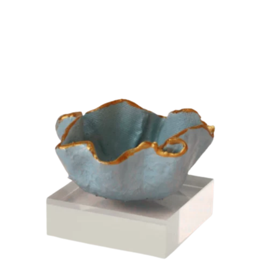 The French Blue | Ruffle Cement Bowls