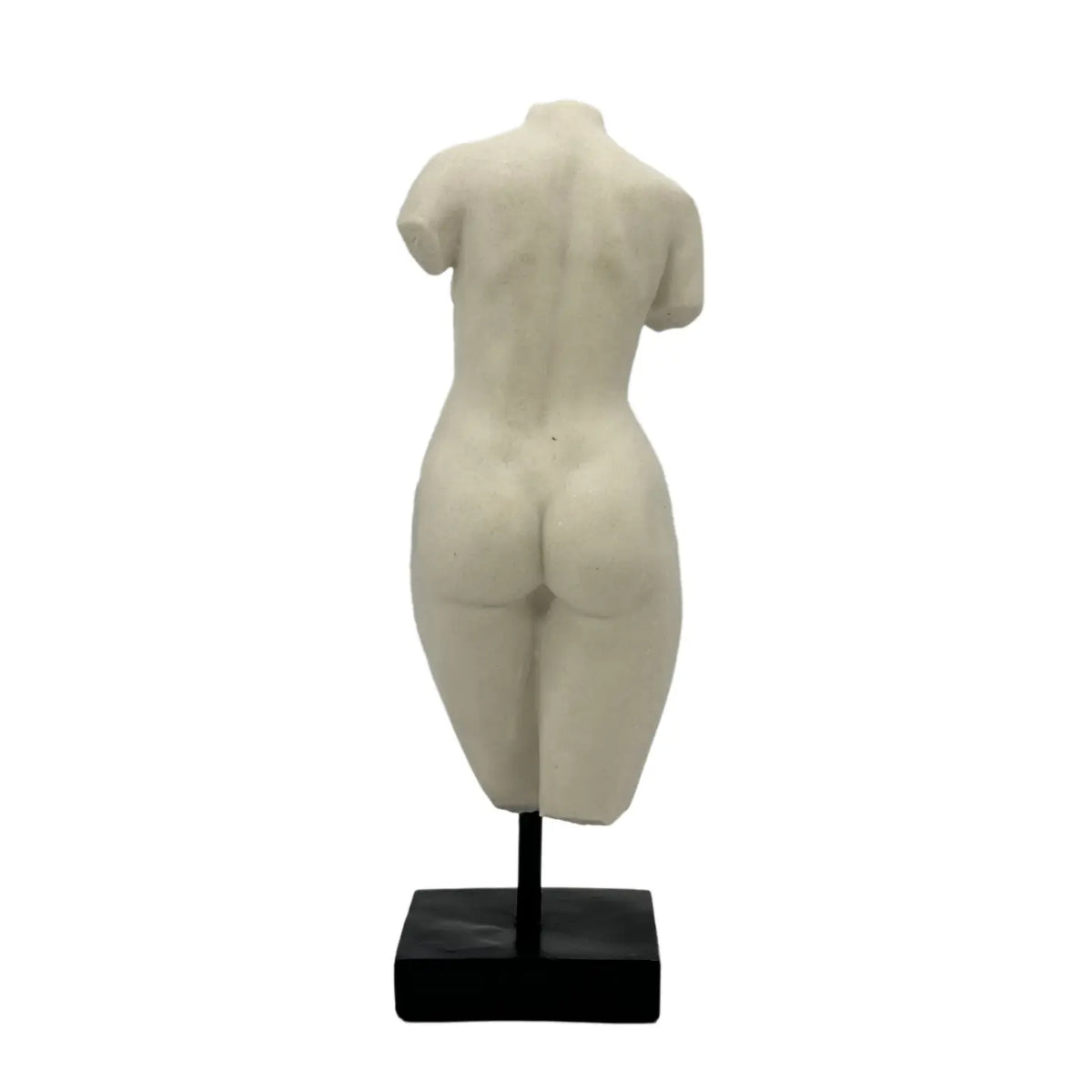 Greek Roman Torso Bust tabletop sculpture 15"
