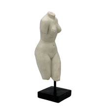 Load image into Gallery viewer, Greek Roman Torso Bust tabletop sculpture 15"