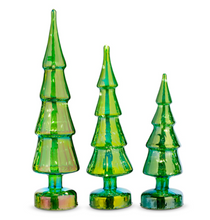 Load image into Gallery viewer, Lighted Green Iridescent Trees