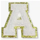 Load image into Gallery viewer, Letter Patches: White