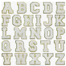 Load image into Gallery viewer, Letter Patches: White