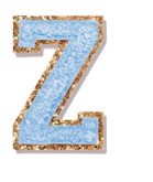 Letter Patches: Blue