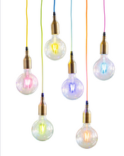 Load image into Gallery viewer, Glitterville Color Filament Ball Bulb