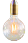 Load image into Gallery viewer, Glitterville Color Filament Ball Bulb