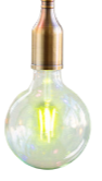 Load image into Gallery viewer, Glitterville Color Filament Ball Bulb