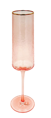 Glitterville Rainbow Champagne Flute