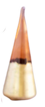 Load image into Gallery viewer, Glitterville Rainbow Gold Leaf Cone Tree