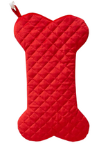 Load image into Gallery viewer, Quilted Dog Bone Stocking