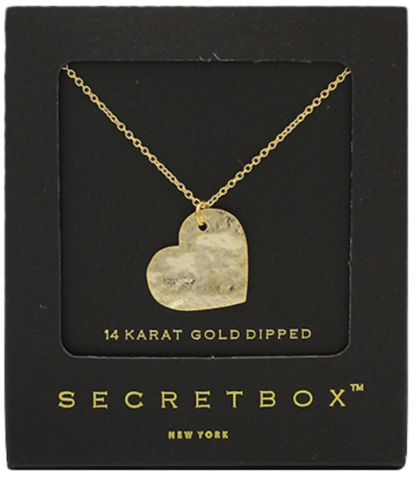 Heart Pendant Necklace 14k Big Heart Necklace