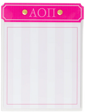 Load image into Gallery viewer, Acrylic Greek Notepad