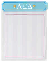 Load image into Gallery viewer, Acrylic Greek Notepad