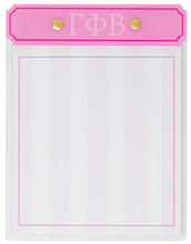 Load image into Gallery viewer, Acrylic Greek Notepad