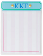 Load image into Gallery viewer, Acrylic Greek Notepad