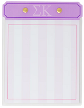 Load image into Gallery viewer, Acrylic Greek Notepad