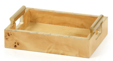 Load image into Gallery viewer, Burl Wood Napkin Holder/Small Tray