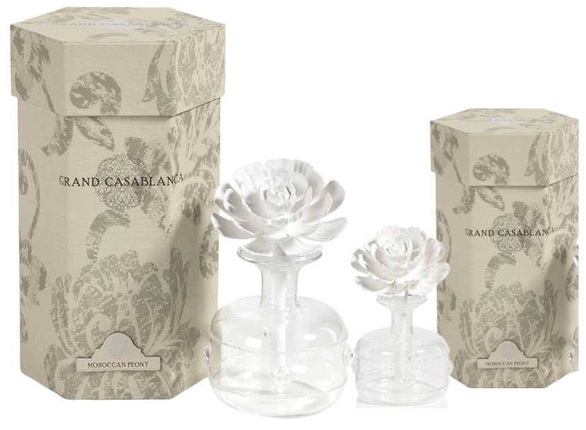 Zodax Grand Casablanca Porcelain Diffuser-Moroccan Peony