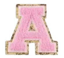 Load image into Gallery viewer, Letter Patches: Baby Pink