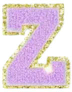 Letter Patches: Lavender