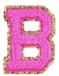 Load image into Gallery viewer, Letter Patches: Bubblegum Pink