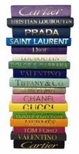 Load image into Gallery viewer, Decorative Books: Gold Lettering on Colorful Spine