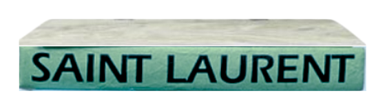 Decorative Books: Black Lettering on Colorful Spine