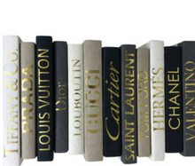 Load image into Gallery viewer, Decorative Books: Gold Lettering on Neutral Spine