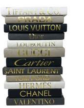 Load image into Gallery viewer, Decorative Books: Gold Lettering on Neutral Spine