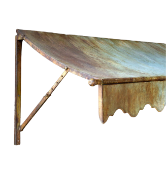 Aged Metal Awning