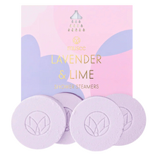 Load image into Gallery viewer, Lavender & Lime Shower Steamers