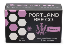 Load image into Gallery viewer, Beeswax and Honey Lavender Soap Bar