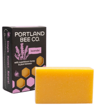 Load image into Gallery viewer, Beeswax and Honey Lavender Soap Bar