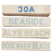 Load image into Gallery viewer, Beach Town Distressed Board Art