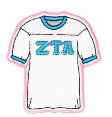 Sorority Jersey Shaped Decal