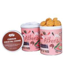 Load image into Gallery viewer, Athens Georgia Tin of Cheddar Cocktail Cookies