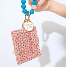 Load image into Gallery viewer, Lucky Blossom Keychain Wristlet Wallet