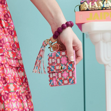 Load image into Gallery viewer, Rose Hill Cottage Keychain Wristlet Wallet