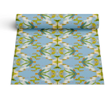 Load image into Gallery viewer, Laura Park English Garden Blue Floor Mat