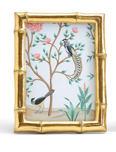 Load image into Gallery viewer, Gold Faux Bamboo Photo Frame