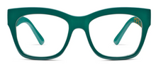 Load image into Gallery viewer, Peepers C'est la Vie Teal Readers
