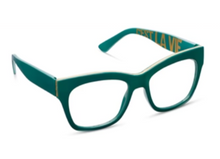 Load image into Gallery viewer, Peepers C'est la Vie Teal Readers