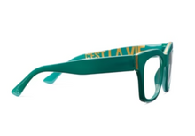 Load image into Gallery viewer, Peepers C'est la Vie Teal Readers