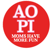 Load image into Gallery viewer, Sorority Moms Have More Fun Button