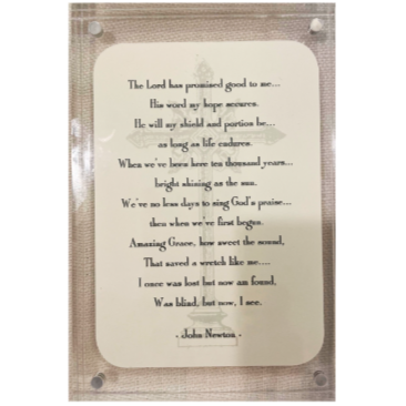 Framed Amazing Grace