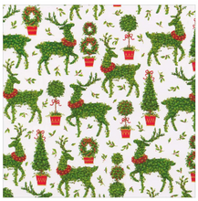 Load image into Gallery viewer, Caspari Animal Topiaries Gift Wrap