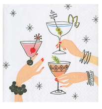 Load image into Gallery viewer, Caspari Aperitivo Cocktail Napkins